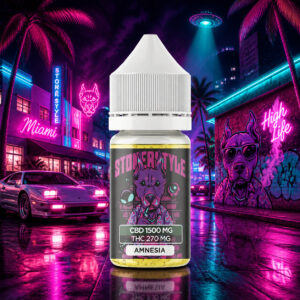 E-liquide CBD Stonerstyle Amnesia 10ml / 30ml - Full Spectrum, 5% CBD, 0.9% THC - The Green Lab